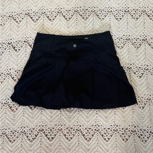Athleta Black Ace Tennis Skort 13.5”